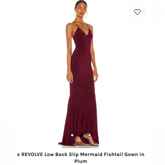 Burgundy Norma Kamala Dress, Small/36 - Picture 5 of 5